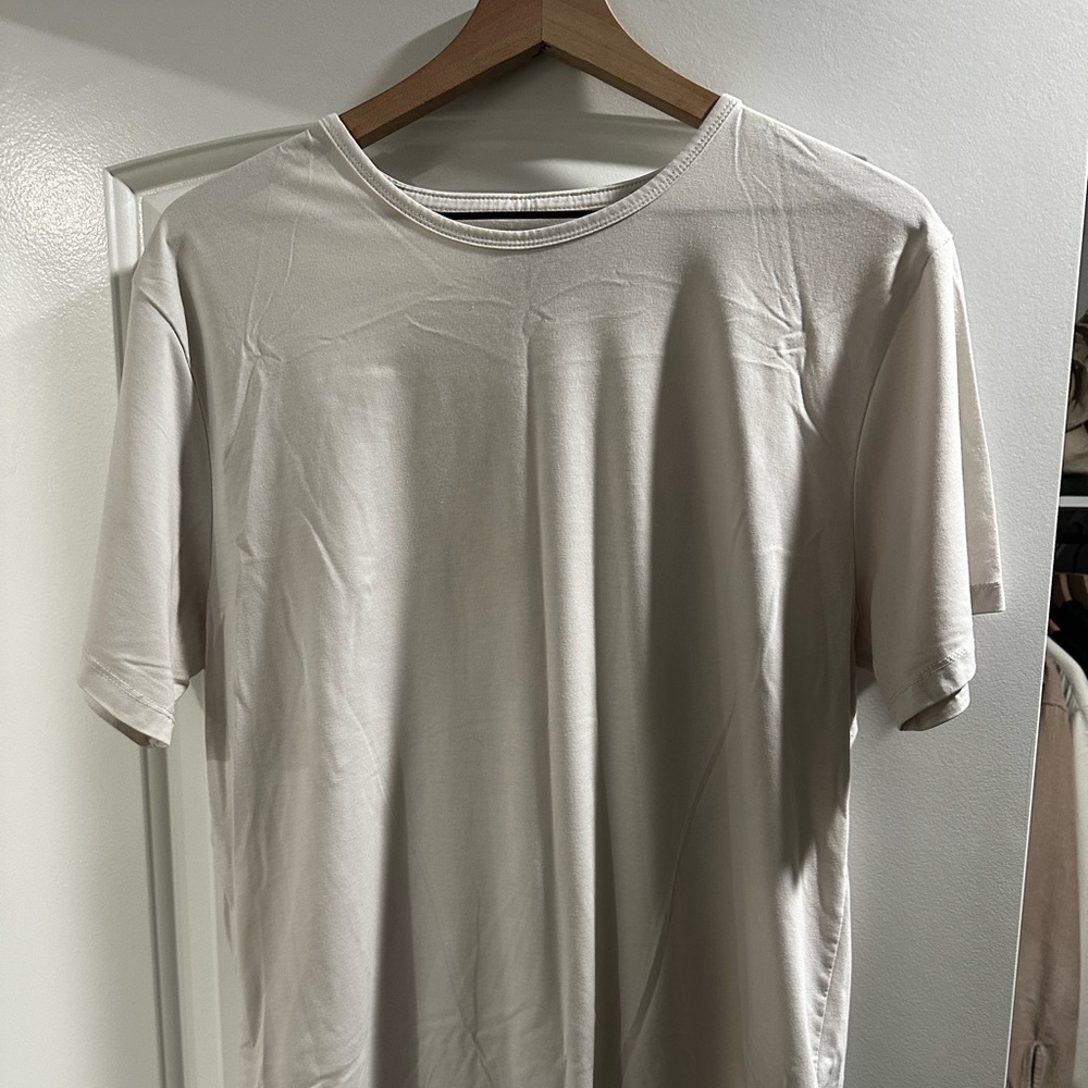 Cuts Clothing Short Sleeve Tee - Cream